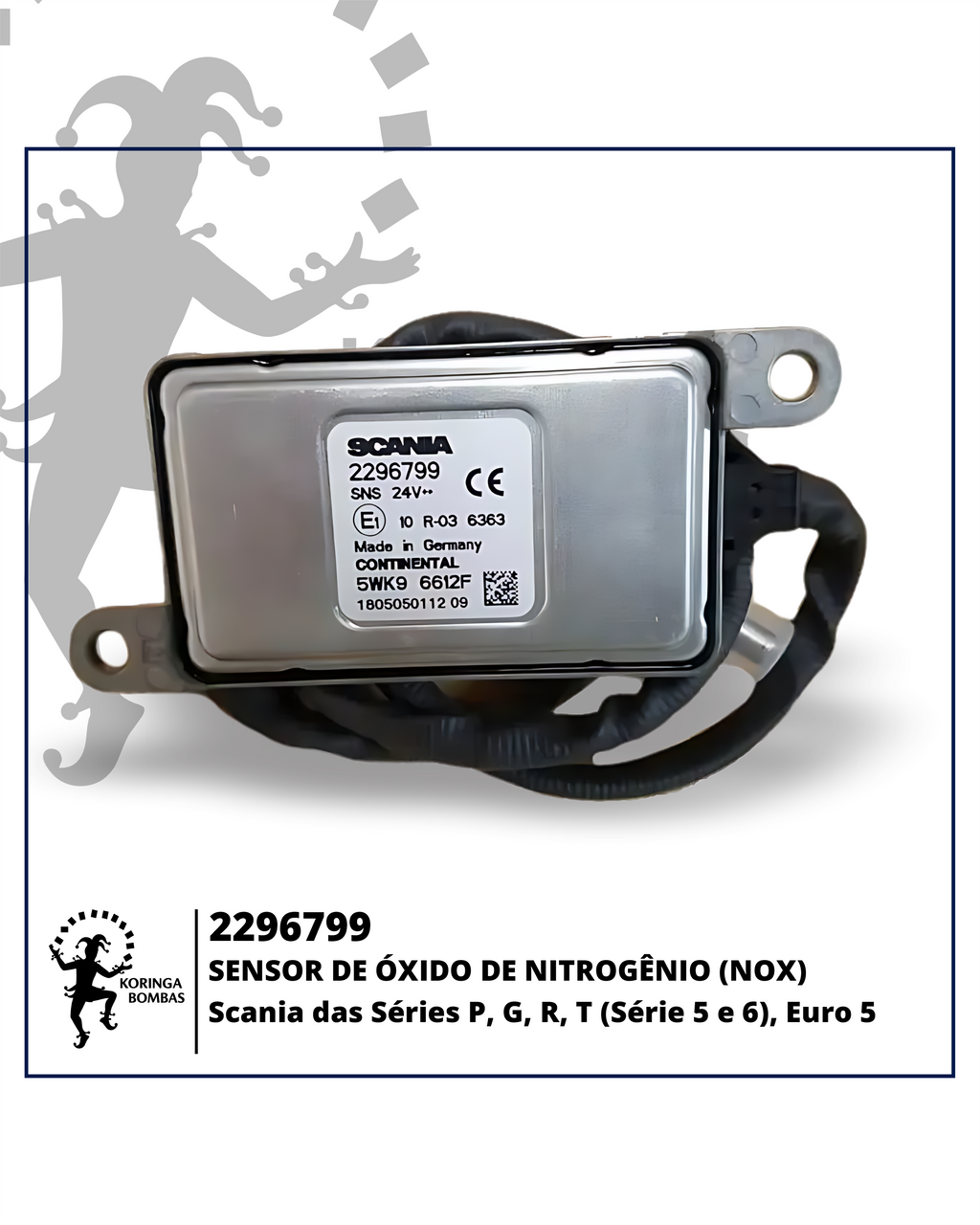 2296799 / 2020691 SENSOR NOX SCANIA