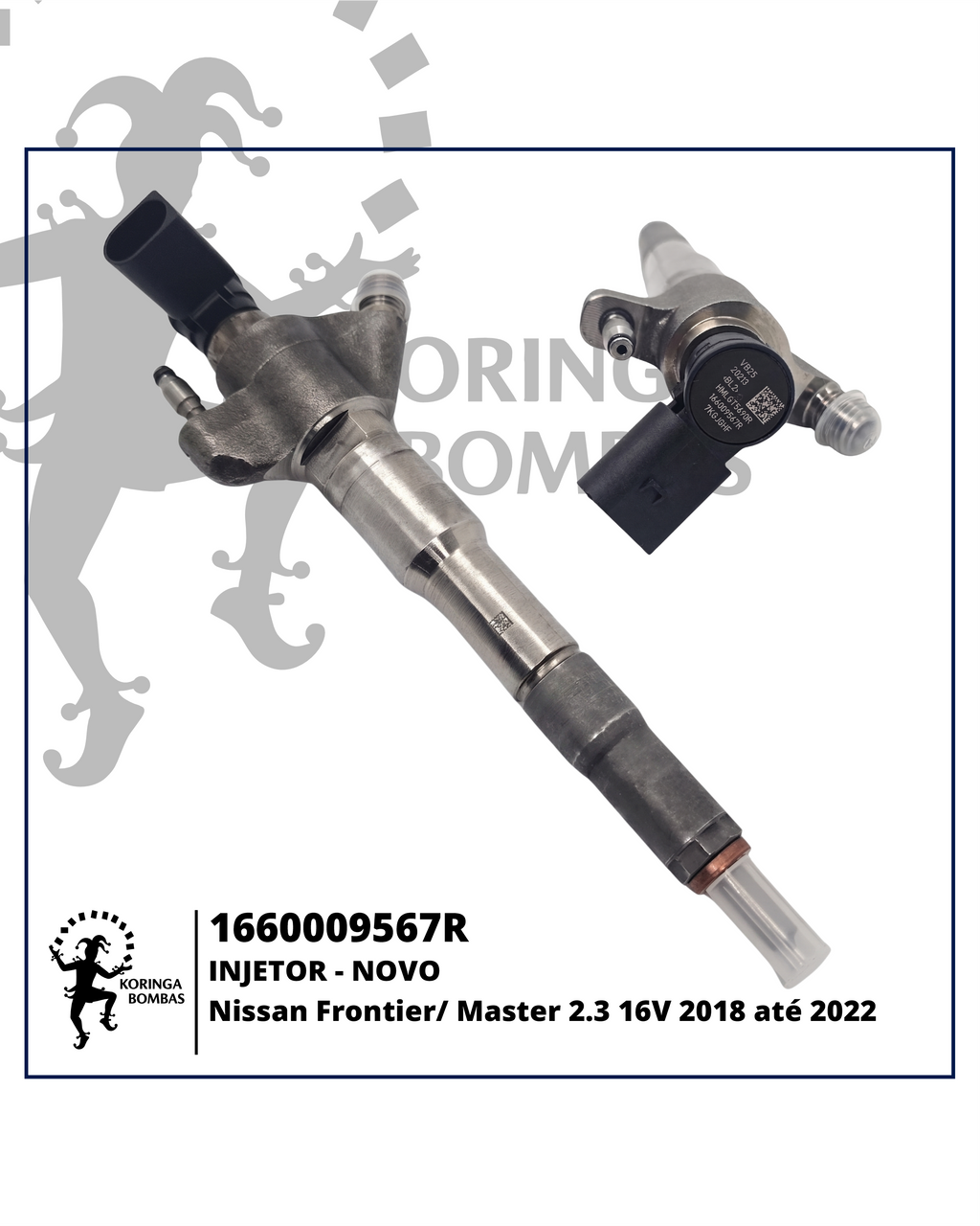 1660009567R INJETOR COMMON RAIL