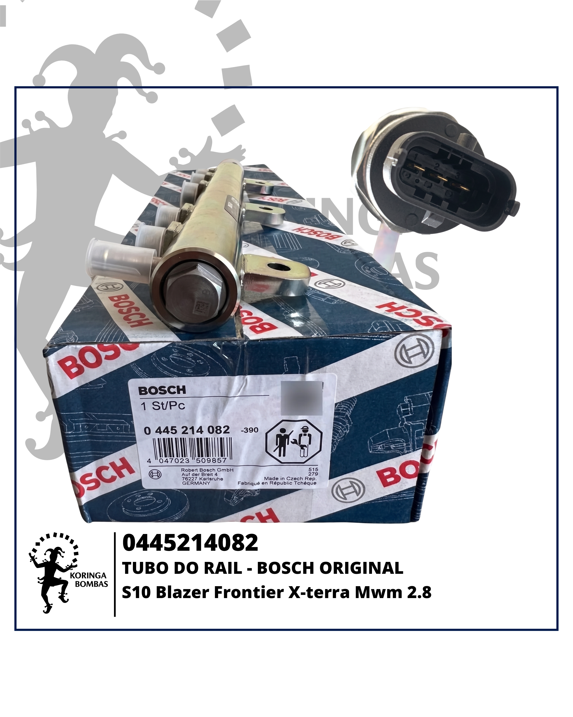 0445214082 TUBO RAIL (FLAUTA) BOSCH